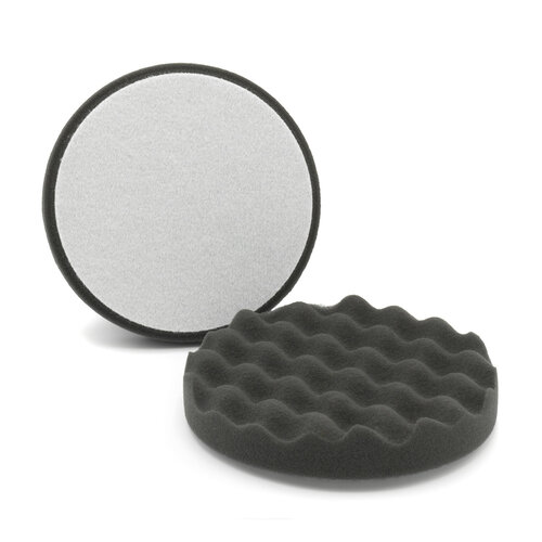Polierschaum gewaffelt, schwarz, Ø 135 mm