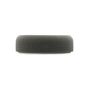 Foam Pads flat, black, Ø 80 mm