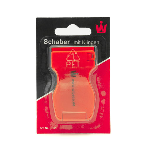 Schaber mit Stahlklingen und Kunststoffklingen