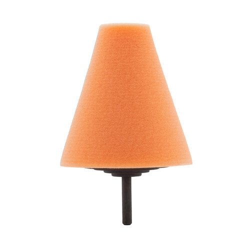 Foam Polishing Cone, orange, Ø 77 mm