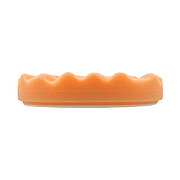 Waffled polishing foam, orange, Ø 135 mm