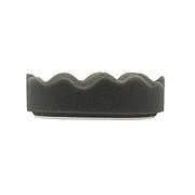 Foam Pad waffled, black, Ø 80 mm