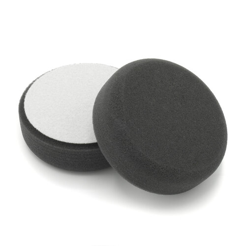 Foam Pads flat, black, Ø 80 mm