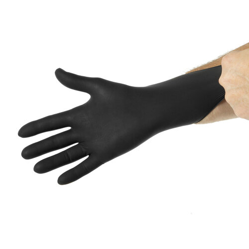 Einweghandschuh Nitril, schwarz