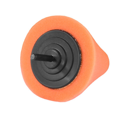 Foam Polishing Cone, orange, Ø 77 mm