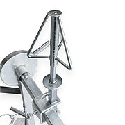 Felgenhalter für Drehlackierständer