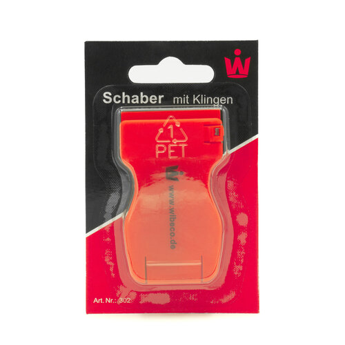 Schaber mit Stahlklingen und Kunststoffklingen